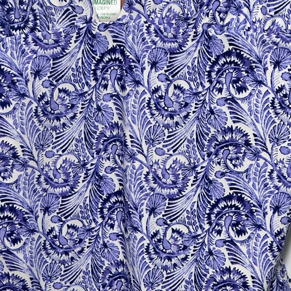 J Crew Re-Imagined V-Neck One Piece Dandelion Swirl No Pads Coverage Size 14 - Picture 6 of 6